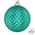 thumbnail image 2 of Vickerman N188442D Boule Pailletée Durian Bleu Sarcelle 2.75 Po. 12 par Sac, 2 of 3