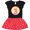 Black & Red with Polka Dots, variant on Inktastic Princess 3rd Birthday Gift Toddler Girl Dress