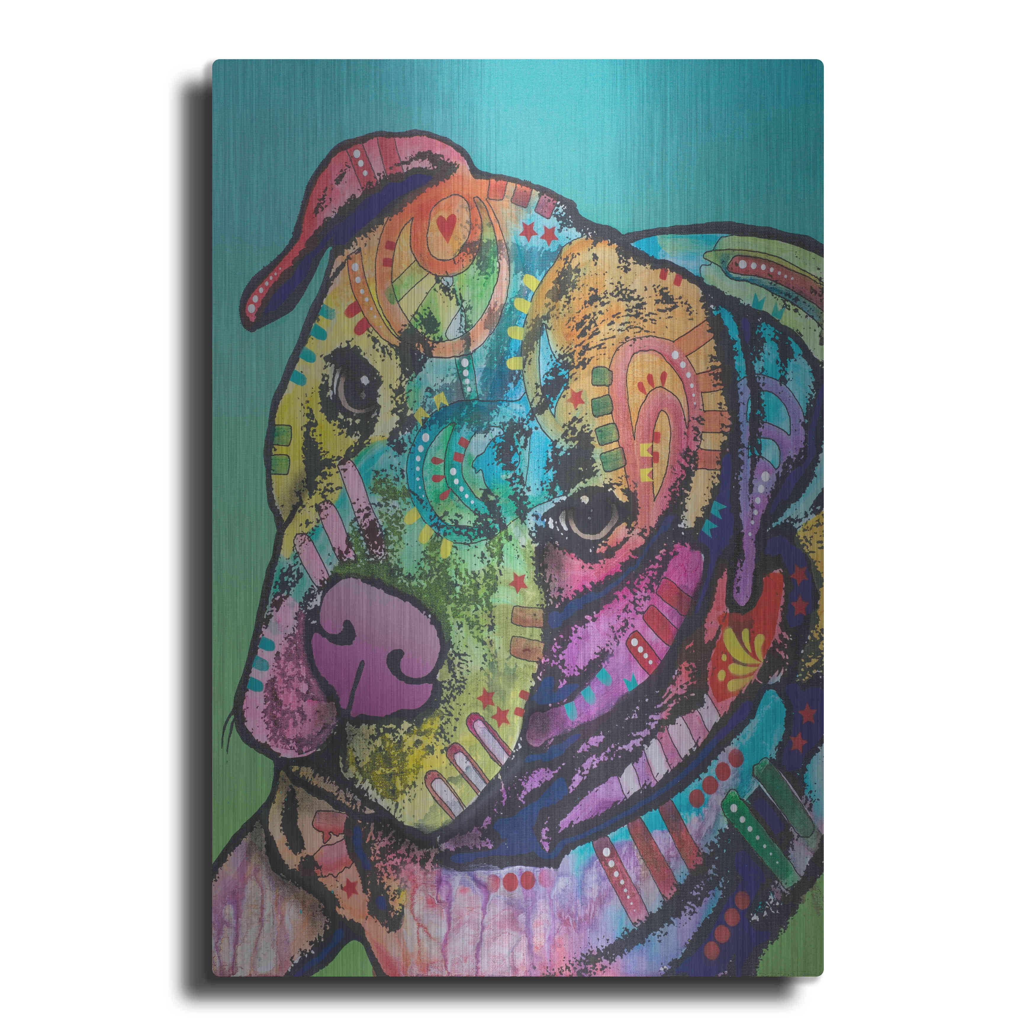 Luxe Metal Art Mr Brownie By Dean Russo Metal Wall Art 12 x16 luxe-metal-art-mr-brownie-by-dean-russo-metal-wall-art-12-x16