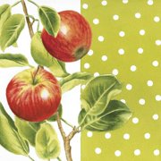 Keep Unique Paper Luncheon Decoupage Napkins Design Apple Fruit, 20/Pack