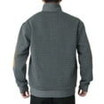 thumbnail image 3 of Mens Pullover Sweatshirt Casual Sevevn Quilted Sweatshirts for Men Quarter Button Pullover Sweatshirt Stand Collar Outdoor with Pockets, 3 of 4