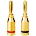 10 Pairs Banana Plugs Open Screw Type for Speaker Wire, Home Theater
