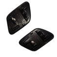 thumbnail image 4 of 2Pcs Headlight Washer Jet Cover for BMW X5 Engine Models Automobile Accessories, Plastic Black, 4 of 7