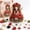 Red, variant on Flower Fairy 3D Fabric Poke Art Kit | Handmade Embroidery DIY Craft Project for Adults & Beginners, Decorative Punch Needle Art Kit, Creative Handmade Gift (Red)