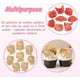 thumbnail image 2 of 8 Piece Mini Cartoon Cookie Cutters, 3d Raised Design Gingerbread Cookie Stamps, Cute Cat Shape Cookie Molds, suitable for Frosting Decoration, 2 of 4
