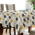 thumbnail image 3 of JSTEL Retro Honeycomb Hexagon Table Cloth Rectangle 54 x 72 Inch Tablecloth Anti Wrinkle Table Cover for Dining Kitchen Parties, 3 of 6