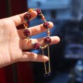 thumbnail image 4 of Qarigey de piedra, muñequera, colgante de mano, cuentas de riqueza y suerte, ajustable, ligera, exquisita, hermosa joyería de moda Ropa, zapatos y accesorios Miscelánea Qarigey AP018766-01, 4 of 6