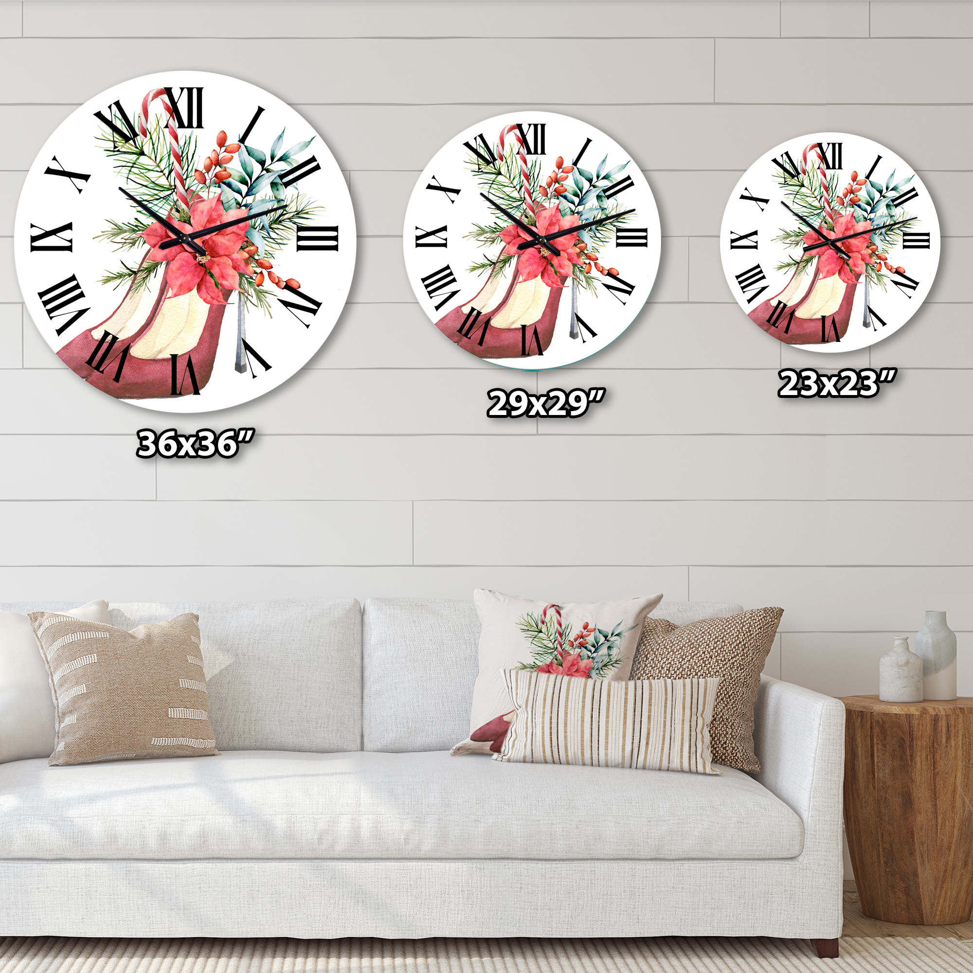 Designart 1 in Traditional Wall Clock