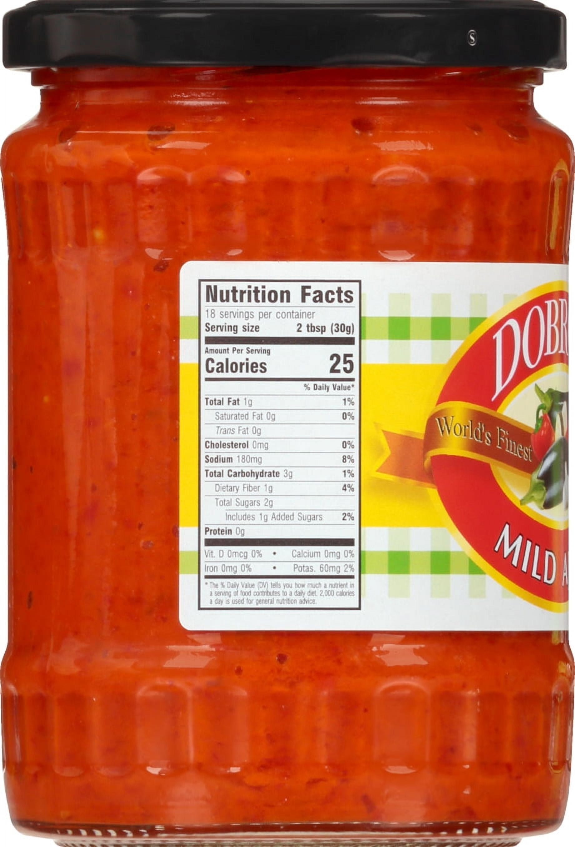 Dobrova Mild Chutney Sauce, 19 oz Jar
