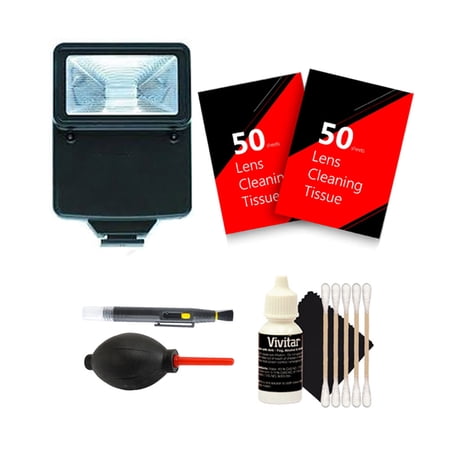 Slave Flash + 100 Lens Tissue + Top Cleaning Kit for Nikon D3300 D3200 D3100 D5500 D5300 D5200 D5100 DSLR Camera