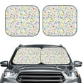 thumbnail image 2 of Easygdp Education And Science for 2 PCS Foldable Car Sun Shade Front Windshield Sun Protection Cover for Car, SUV, Truck-Large, 2 of 6