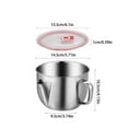 thumbnail image 2 of Séparateur et Passoire à Graisse en Acier Inoxydable pour Cuire, Rôtir la Viande et Préparer les Aliments, 2 of 2