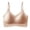 Khaki., variant on Wireless Bras for Women,Seamless Thin Straps Full Cover Push Up Breathable Smoothing Invisible T-shirt Bras