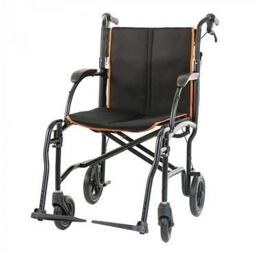 Feather Mobility Transport Wheelchair - Lightweight Folding Travel Wheelchair for Adults, 13 lbs, 1 Ct