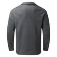 thumbnail image 6 of XAOWF Men'S Quarter-Zip Casual Sweatshirt Stand Collar Solid Color Long Sleeve Stylish Loose Fit Pullover Everyday Wear 2025 Autumn Versatile Trendy Tops, 6 of 6