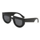 thumbnail image 4 of Vintage UV400 Outdoor Shades Mujeres Hombres sol porizadas Marco negro Lente gris negro Hugo Gafas de sol de mujer de moda, 4 of 6