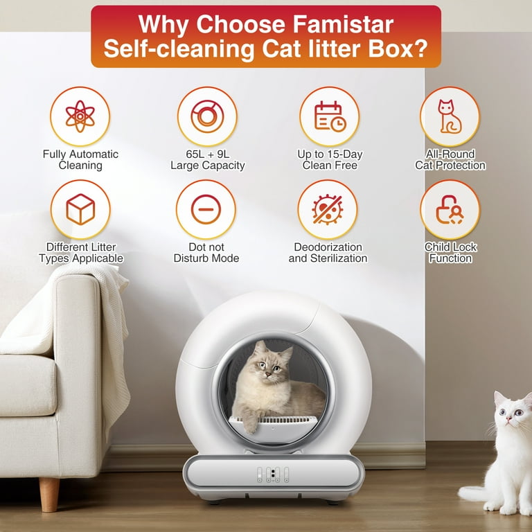 Multi cat automatic litter box hotsell