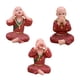 thumbnail image 2 of Estatuas de los monjes de Buda Macarena Adorno de escultura creativa tradicional para estantería, 2 of 8