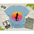 thumbnail image 2 of Cute Lizard Gecko Animal Silhouette at Sunset for Men Women T-Shirt Gecko Lover Gift T Shirt for Men Women Kids Boys Girls Graphic Tshirt, 2 of 8