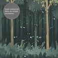 thumbnail image 3 of Hand Drawn Forest Shower Curta inch 72x72 inch For Bathroom, Waterproof Fabric Quick Dry Soft Decoration Set, 3 of 5