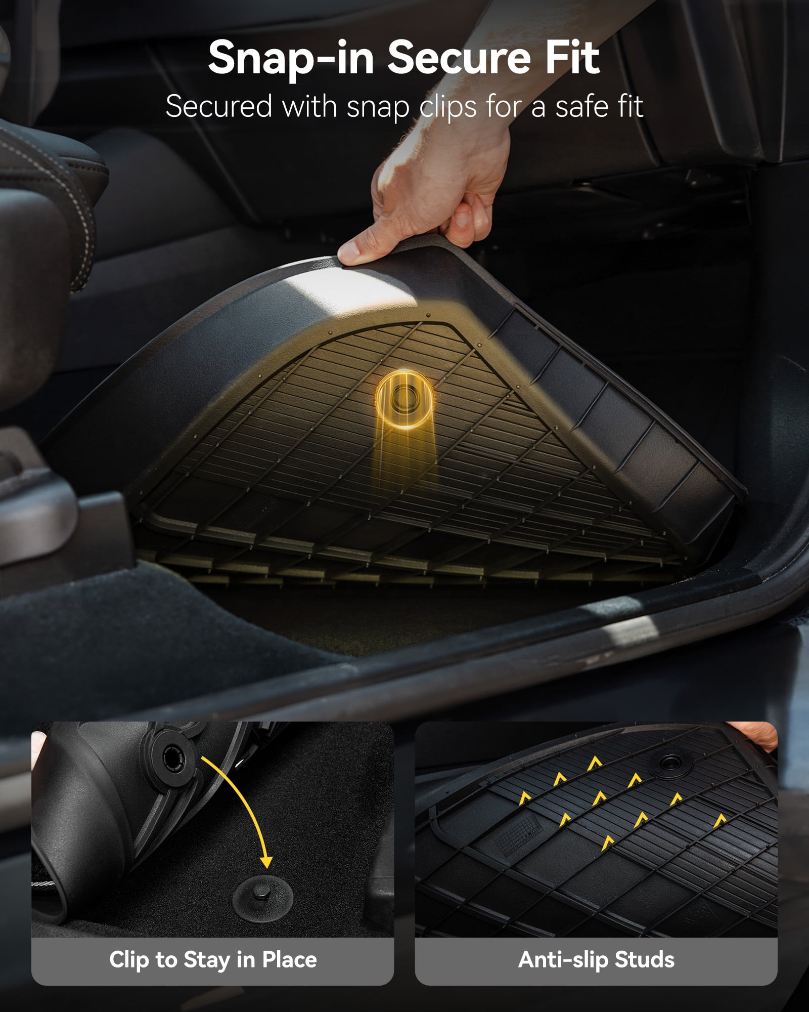 3W Floor Mats 2 Row w/ Trunk mat Cargo Liner for Honda CRV 2017-2020 2021 Custom Fit,Not For Hybrid Model