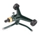 thumbnail image 1 of Aspersor metálico de tres brazos con conector G3/4, resistente al óxido y giratorio 360° para riego de césped., 1 of 14
