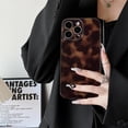 thumbnail image 2 of Funda para iPhone 15 Pro Max XQAGU, ámbar con estampado de leopardo, delgada, 2 of 7