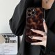 thumbnail image 2 of Funda para iPhone 15 Pro Max XQAGU, ámbar con estampado de leopardo, delgada, 2 of 7