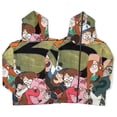 thumbnail image 4 of Gravity Falls Full Zip Hoodies Hooded Long Sleeve Jacket Lightweight Sweatshirt Warm Winter Coats 3XL, 4 of 6
