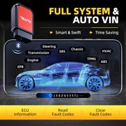 Autel AP2500E OBD2 Scanner Bluetooth Code Reader All-System Diagnoses Code Read/Clear, Check Engine Light, CAN FD, 5 Hot Resets for Android/iOS