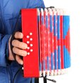 thumbnail image 4 of Enfants Accordéon, Mini Jouet Rythmique Accordéon Jouet, Instrument de Musique Éducatif pour Garçon Enfant, 4 of 8