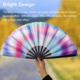 thumbnail image 6 of 2025 New Folding Hand Fan for Line Dancing Clap Fans for Line Dancing Foldable Craft Holding Laser Colors Hand Fan, 6 of 7
