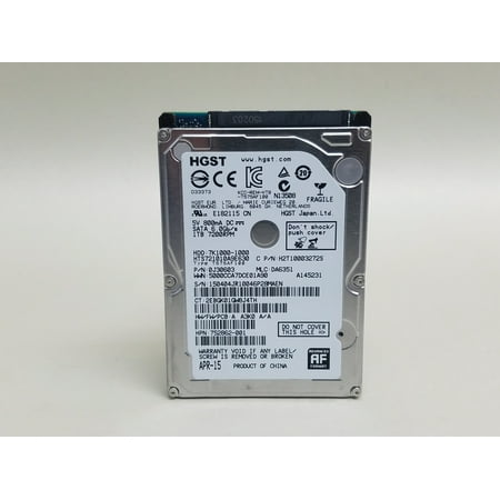 Refurbished HGST TravelStar 7K1000 HTS721010A9E630 1TB 2.5" SATA III Laptop Hard Drive