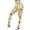 Yellow, variant on Tight Training Leggings for Women Colorful Easter Print Sports Yoga Pants Full Length Green L