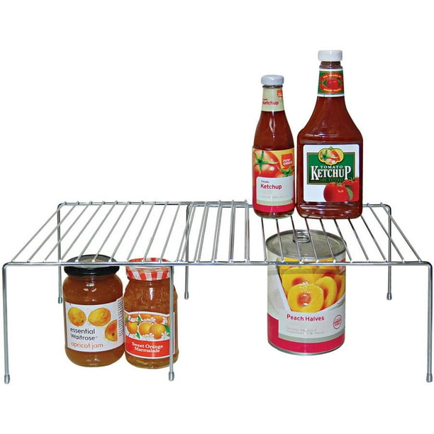 Real Home Innovations Expandable Large Organizer Shelf, Chrome