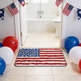 thumbnail image 4 of American Flag Patriotic Doormat for Entryway, Kitchen, or Office – Non-Slip Indoor Outdoor Rug with Festive Design, 4 of 6
