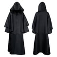 thumbnail image 3 of Disfraz de monje Medieval, capa de Doctor de la peste, disfraz de Halloween, capucha, capa, traje de mago, sacerdote, fraile, 3 of 3