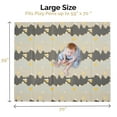 thumbnail image 5 of JumpOff Jo Baby Play Mat - Large Folding Foam Play Mat for Infants, Babies, Toddlers, Waterproof, Double-sided (70" x 59") - Hot Air Balloons & Yellow Rainbow, 5 of 8
