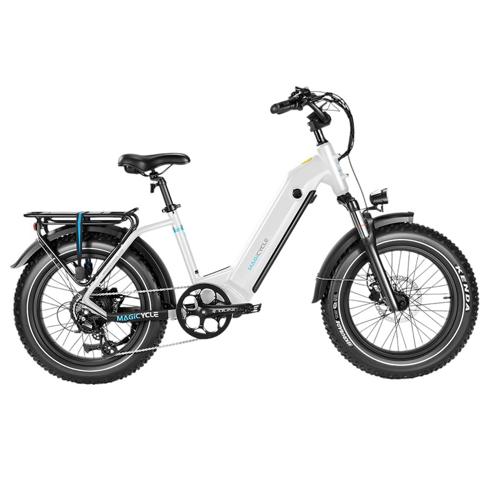 Magicycle Ocelot Pro 2.0 Electric Bike, 750W Motor, 52V 20Ah Battery, 20In Fat Tires, 28mph, 100 Miles , Torque Sensor, Hydraulic Disc Brakes, Hydraulic Lockout Suspension Fork, Shimano 7 speed