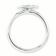 thumbnail image 2 of Sterling Silver & 14k Cross Stackable Expressions Diamond Ring Size 8, 2 of 3