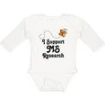 thumbnail image 3 of Inktastic Multiple Sclerosis MS Research Girls Long Sleeve Baby Bodysuit, 3 of 5