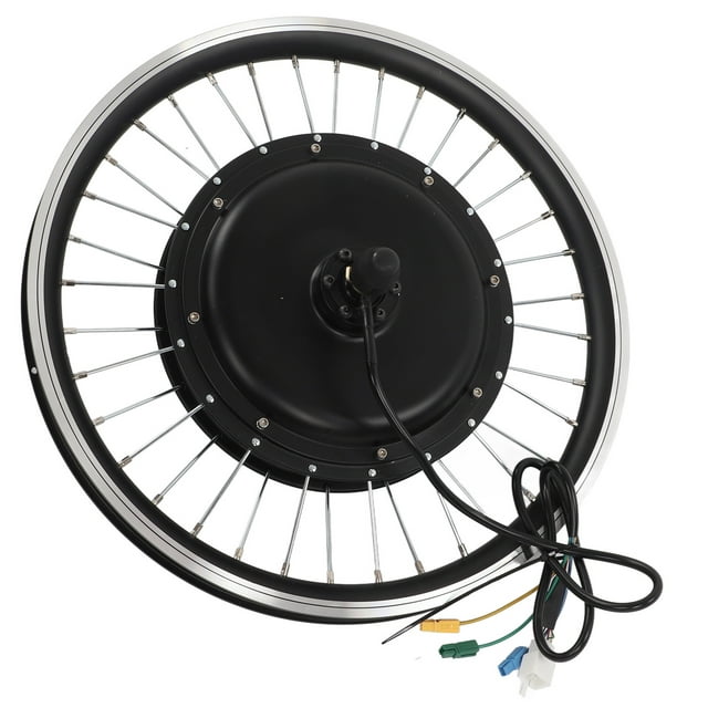 Kit de rueda con motor de tracción trasera de 20 pulgadas, kit de motor de cubo de tracción trasera de 48 V y 1500 W, kit de controlador de rueda de mot