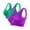 Green/Purple, variant on Seamless Sports Bras for Women 2 Pack Wirefree Yoga Bra High Impact No Underwire Padded Breathable Cool Bras Sky Blue