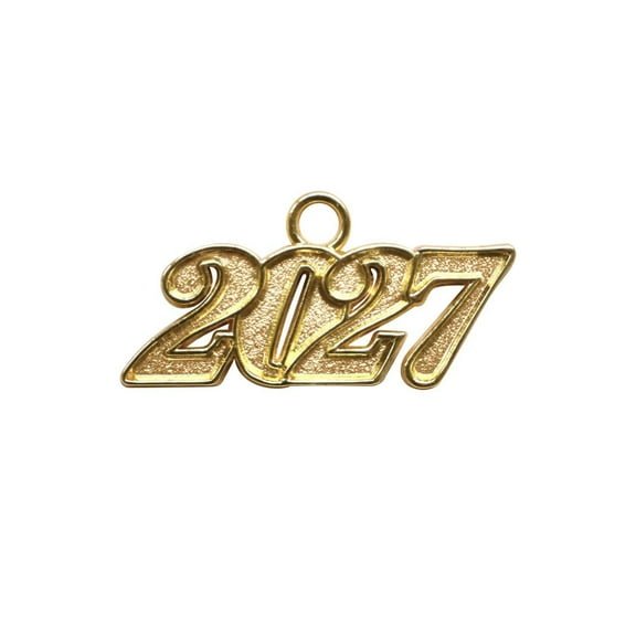 Endea Graduation Gold Tassel Date Charm Year 2027
