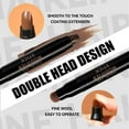 thumbnail image 6 of BEUKING Hairline Pen, Instant Gray Coverage & Hair Loss Cover, Concealer for Thin Hairlines, Eyebrows & Beard Line, Long Lasting, Sweatproof, Waterproof & Quick Coloring, Washable, 01# Black, 6 of 10