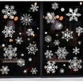 thumbnail image 3 of Wisremt Gold Christmas Snowflake Window Clings Glitter Silver Snowflake Window Stickers For Xmas Holiday Wonderland, 3 of 6