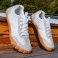 thumbnail image 3 of Unisex Adult Fashion Sneakers Women Men Breathable Mesh Casual Walking Sneakers Lightweight Low Top Lace Up Shoes, 3 of 7