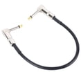 thumbnail image 2 of Effect Cable, Right Angle Plug Professional Guitar Effect Cable 6.35mm  For Sound Mixer For Recording, 2 of 8