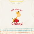 thumbnail image 4 of Inktastic Wild About My Granny Girls Baby Dress, 4 of 5