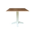 thumbnail image 4 of Solid Wood 36" Square Dual Drop Leaf Dining Table - Multi-Color, 4 of 7